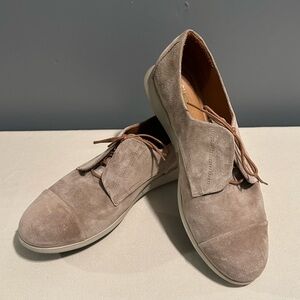 Samuel Hubbard Freedom Now Oxford Taupe Suede women's comfortable shoes